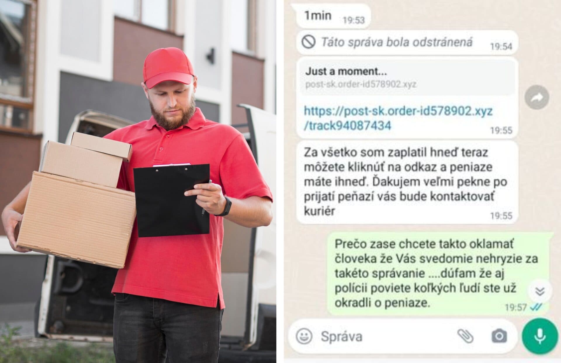 Internetoví podvodníci opäť úradujú. Ponúknu kuriérsku službu a ukradnú platobné údaje