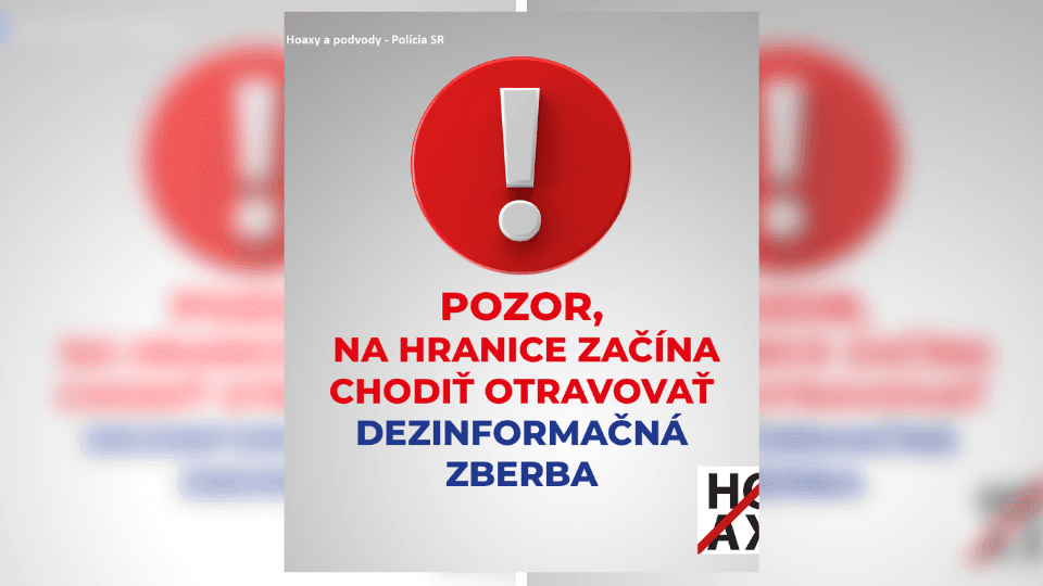 Polícia upozorňuje na dezinformácie spojené s prechodom cudzincov cez slovensko-ukrajinske hranice