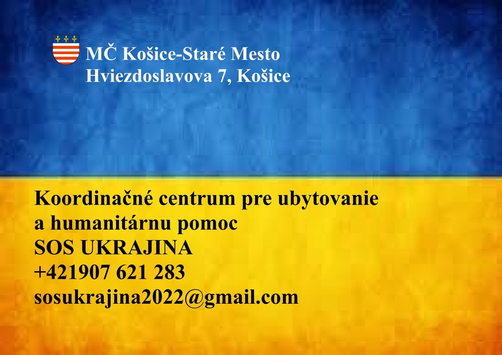 V radnici Starého Mesta bude informačné miesto pre pomoc Ukrajincom