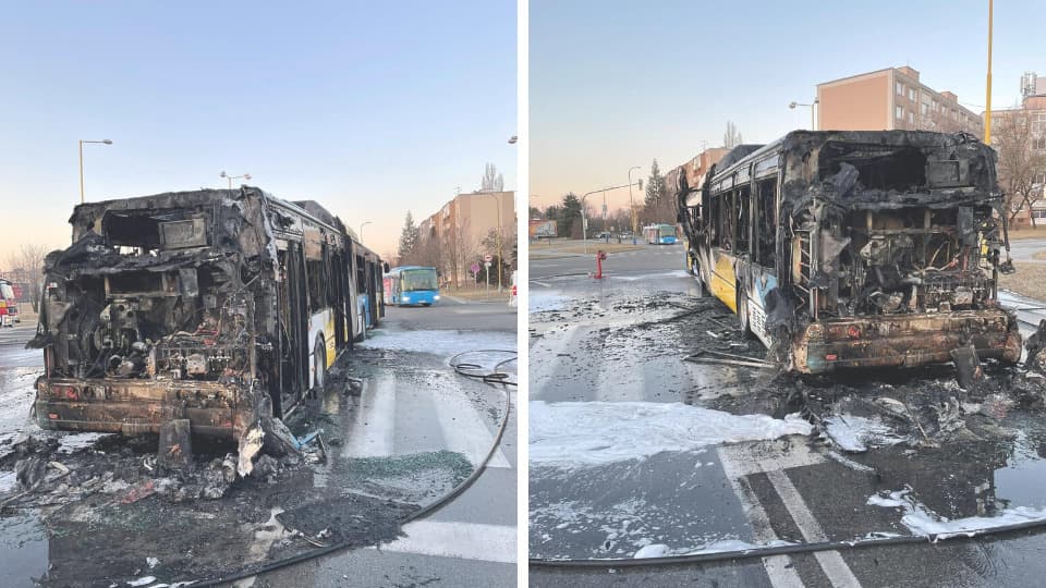 V Košiciach zhorel ďalší autobus. Odhadovaná škoda dosahuje cca 15 000€ (VIDEO)