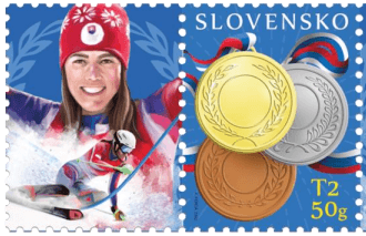 Slovenská pošta vydá poštovú známku k športovému úspechu slovenských olympionikov