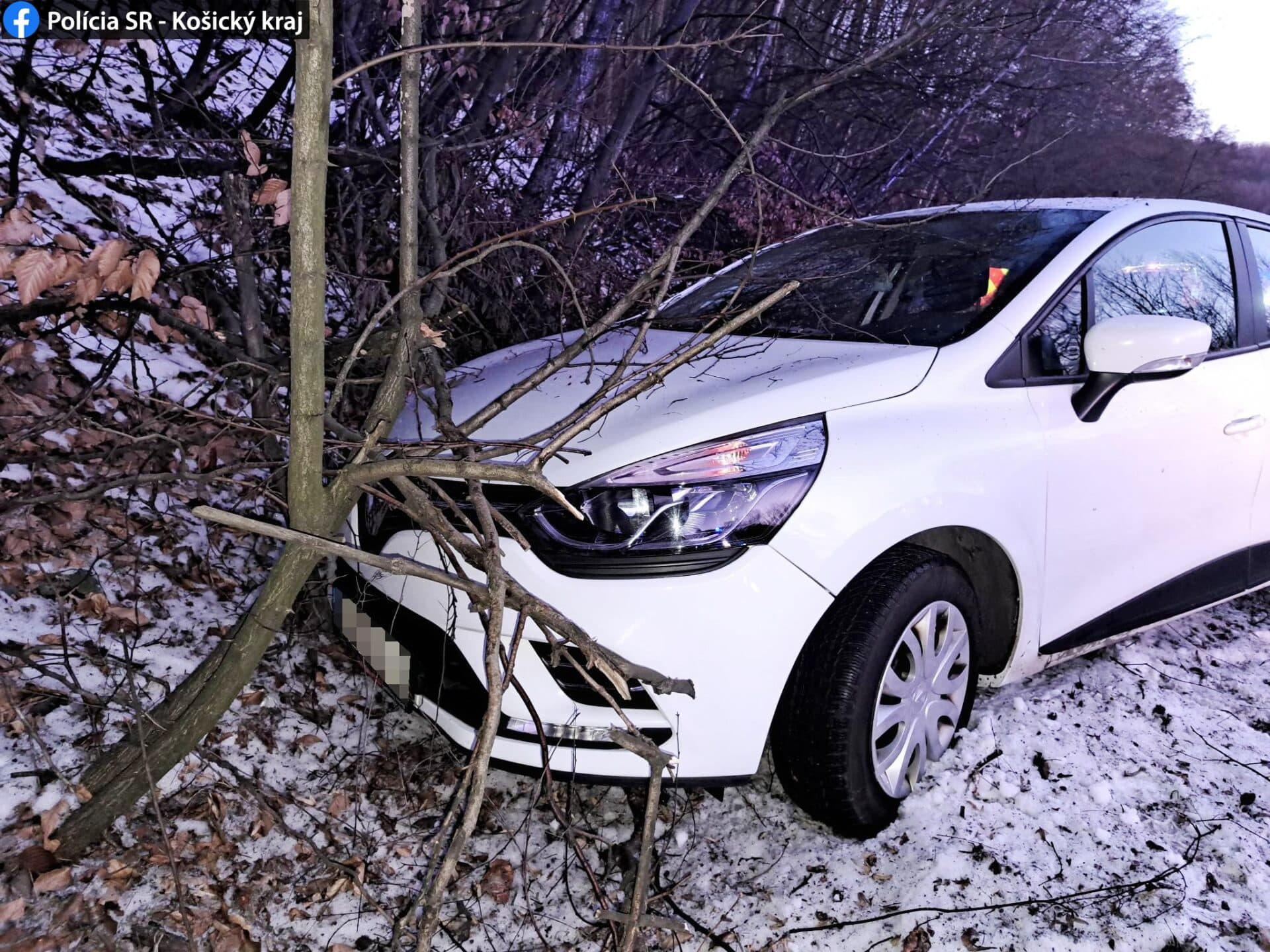 Stratila kontrolu nad autom a skončila mimo vozovky (FOTO)