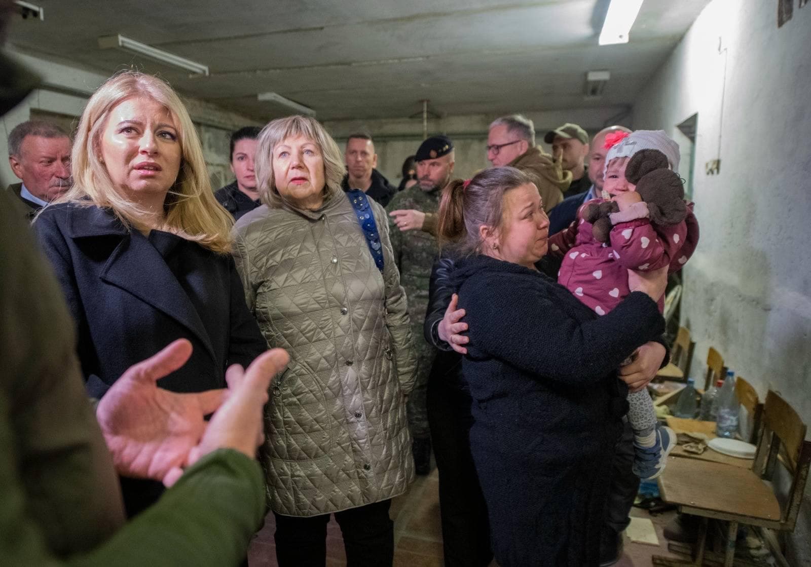 Prezidentka navštívila Ukrajinu. K tomu, čo videla, len ťažko hľadala slová
