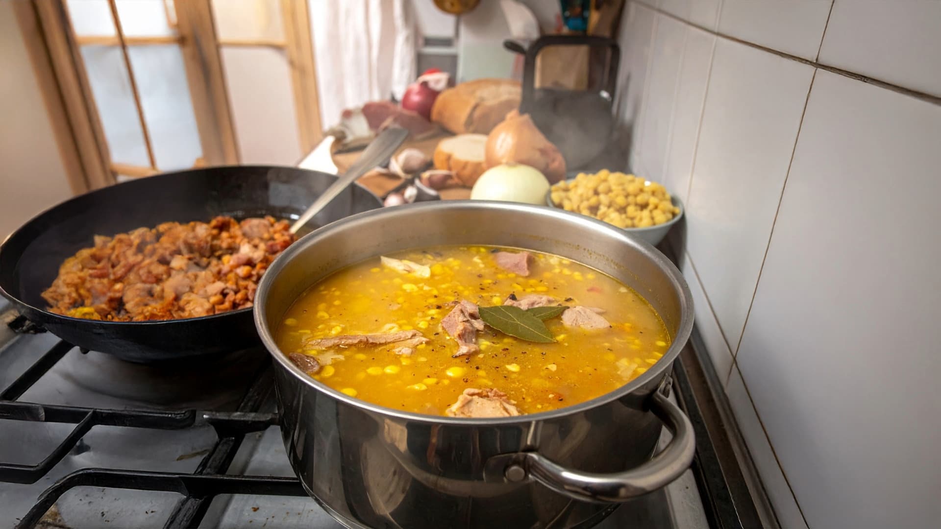 Tip na recept: Hrachová polievka s údeným mäsom