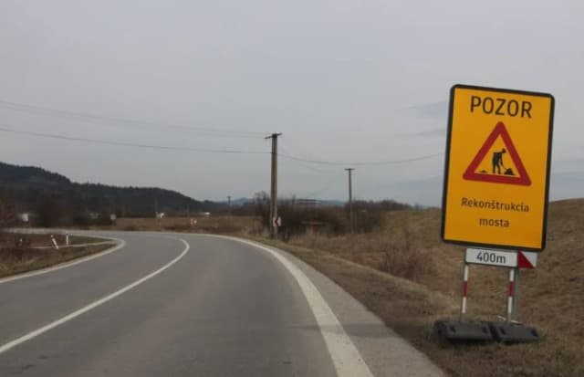 Košický kraj od pondelka uzatvorí most za obcou Stretava pre nákladnú dopravu