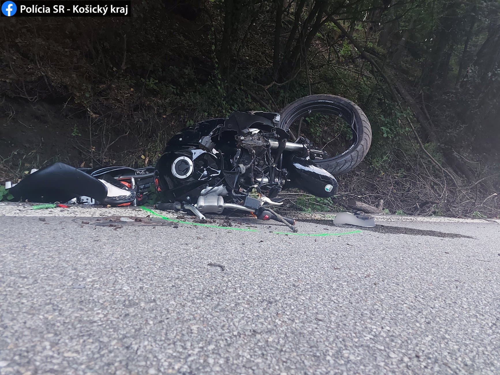 Dopravná nehoda v okrese Košice – okolie si vyžiadala život motocyklistu