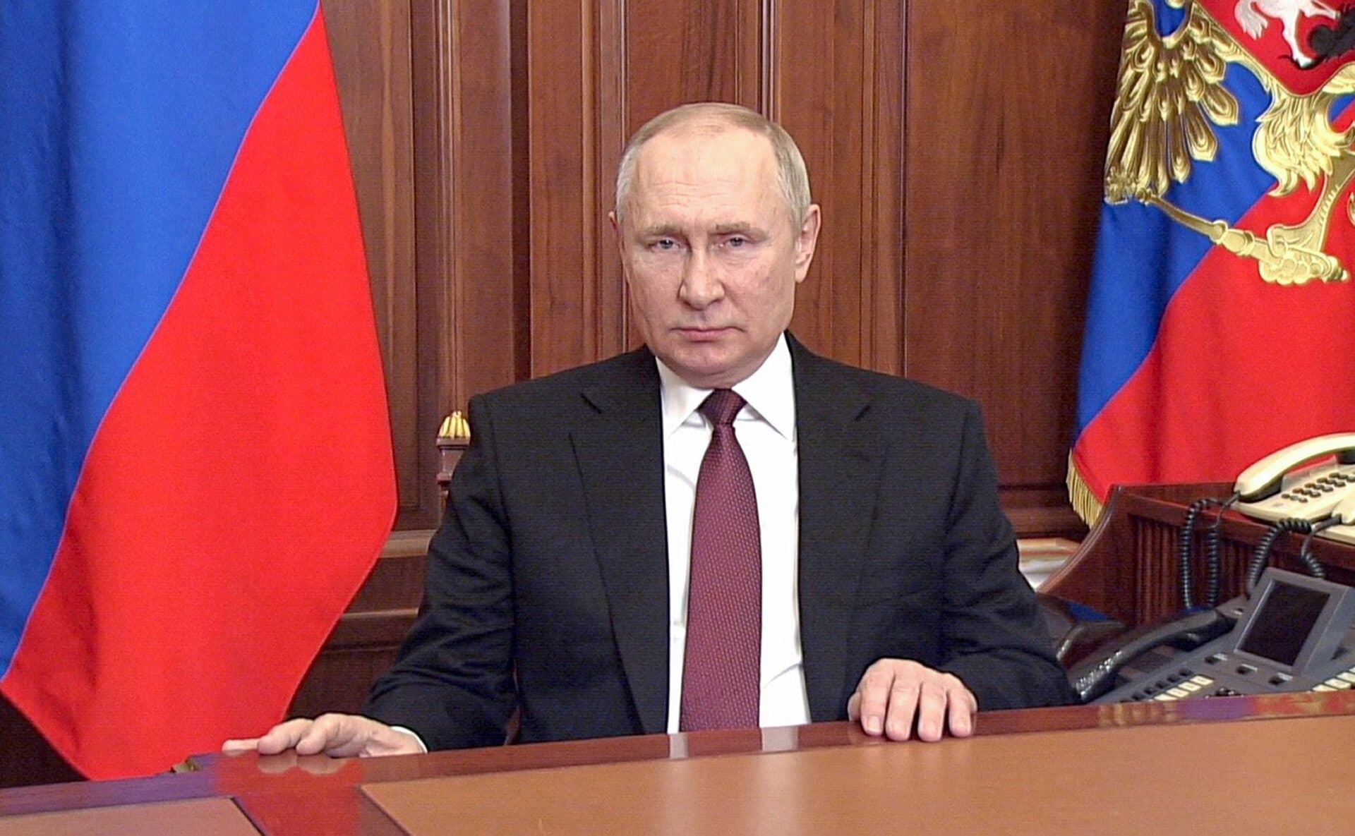 Putin sa vo svojom vyjadrení vyhrážal štátom, ktoré by chceli Ukrajinu brániť