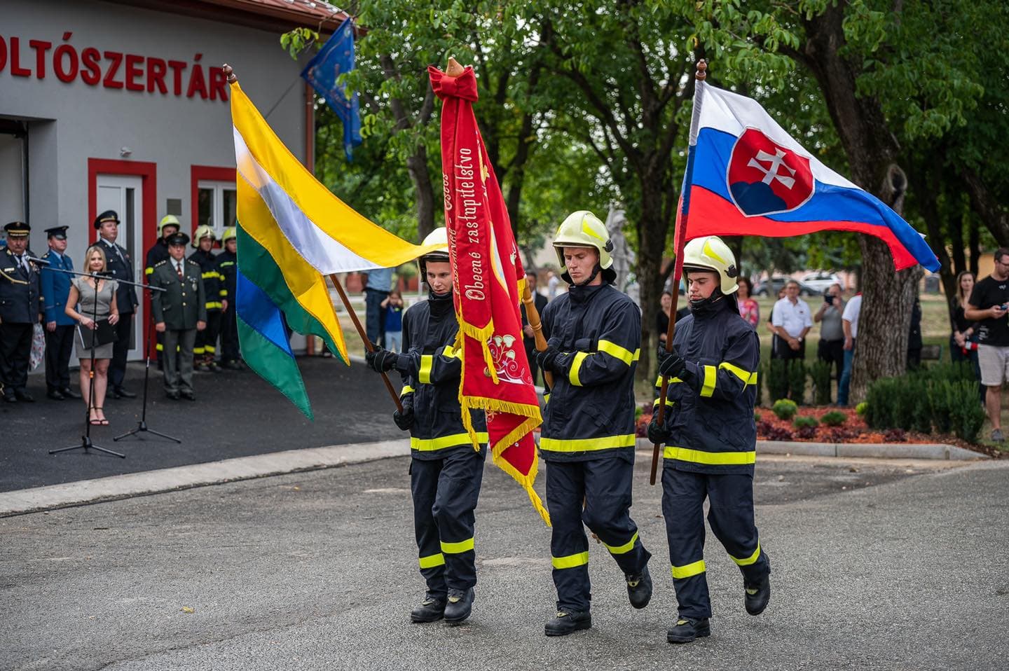 V Čečejovciach otvorili novú hasičskú zbrojnicu (FOTO)