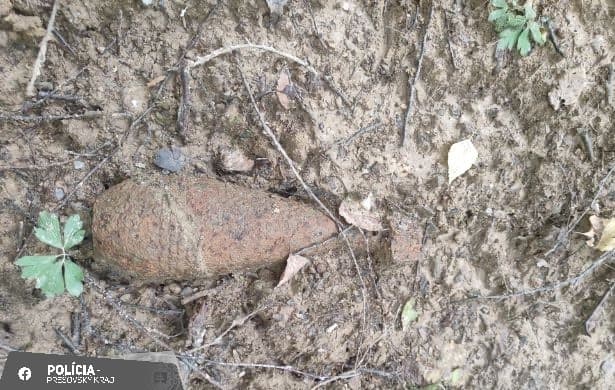 Na východe našli dve míny a náboj z II. svetovej vojny (FOTO)