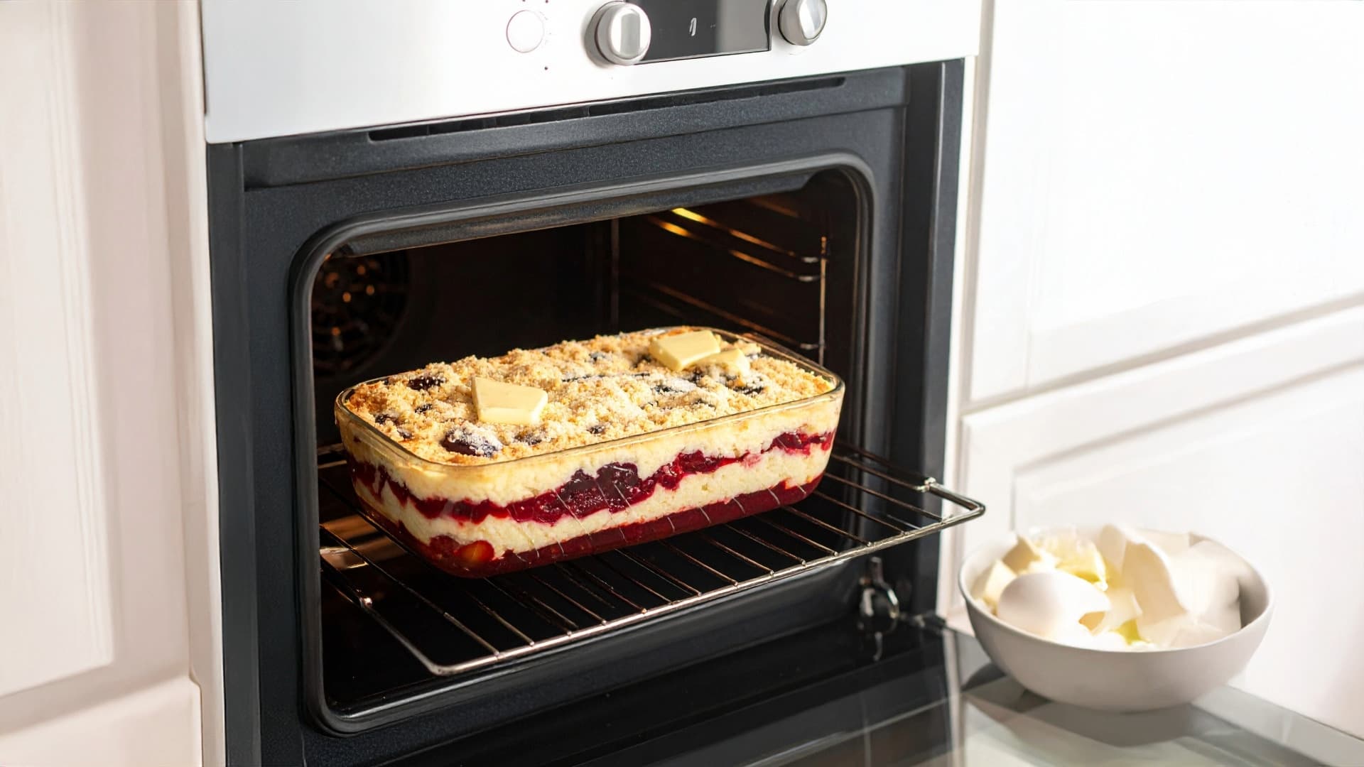 Tip na recept: Ryžový nákyp so slivkovým lekvárom