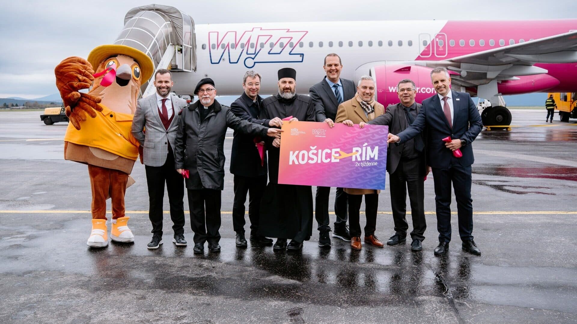 Wizz Air spustil letecké spojenie z Košíc do Ríma na letisko Fiumicino