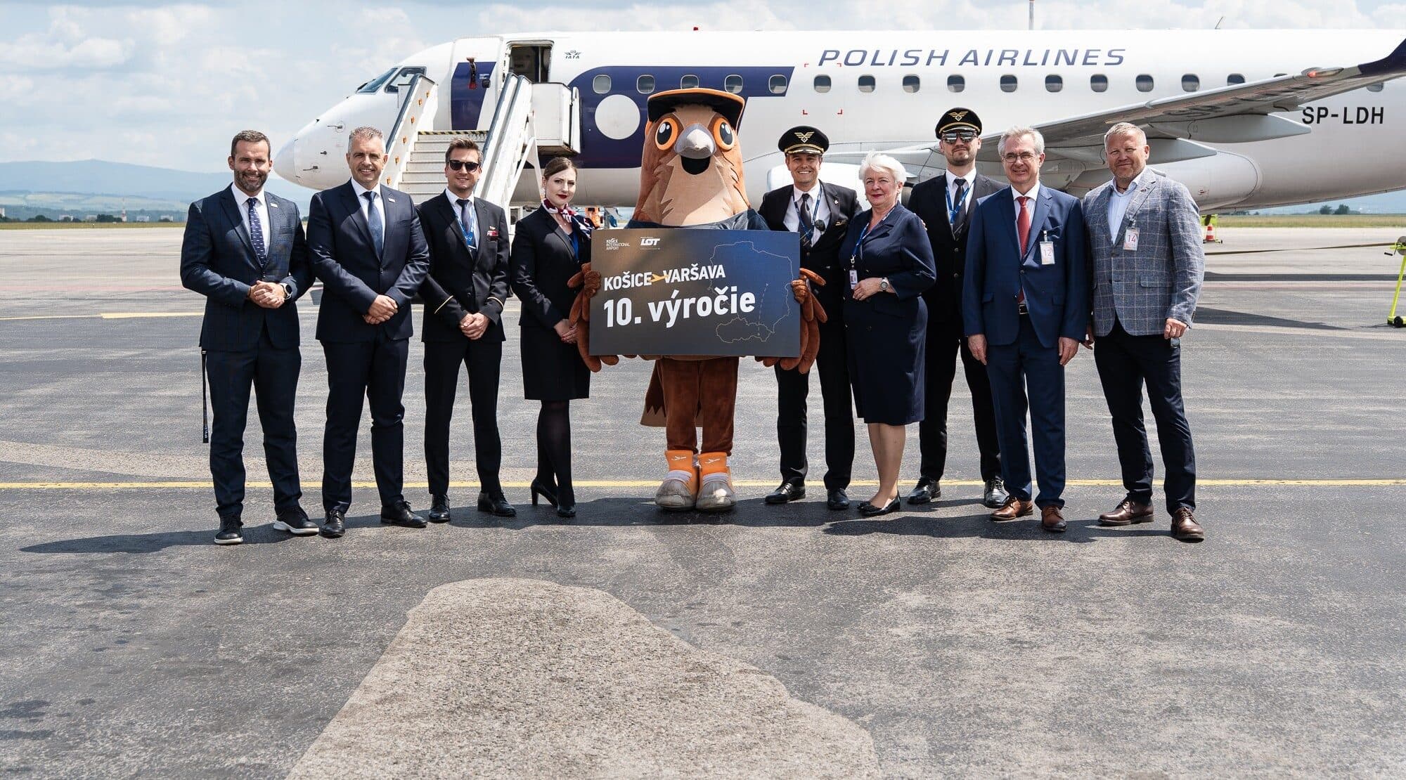 Fotografia k článku Letisko Košice a LOT Polish Airlines oslavujú desať rokov spájania východného Slovenska so svetom cez Varšavu