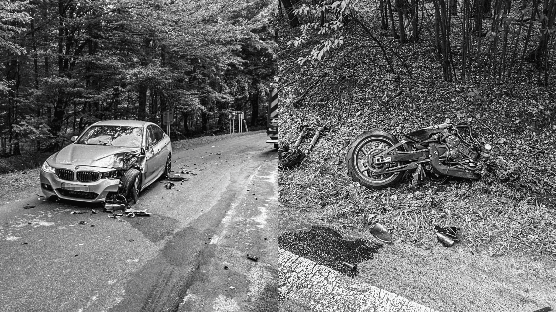 Tragická nehoda v okrese Michalovce: Motorkár neprežil zrážku s BMW pri predchádzaní